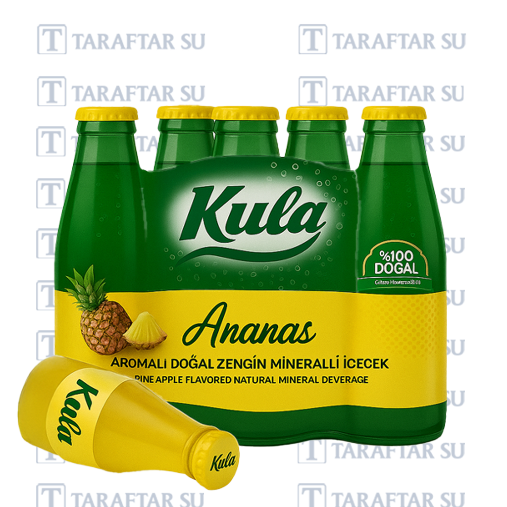 Kula Ananas Aromalı Maden Suyu 24'lü 200 ML